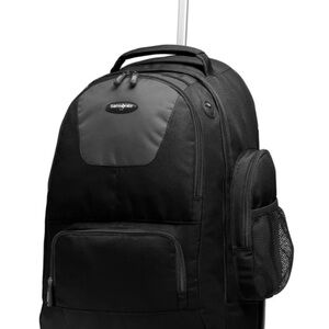 Samsonite Two-Tone Black Rolling Backpack